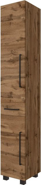Held Möbel Hochschrank Rom in Wotaneiche, Breite: 30 cm, Höhe: 180 cm, Tiefe: 30 cm - Bild 1