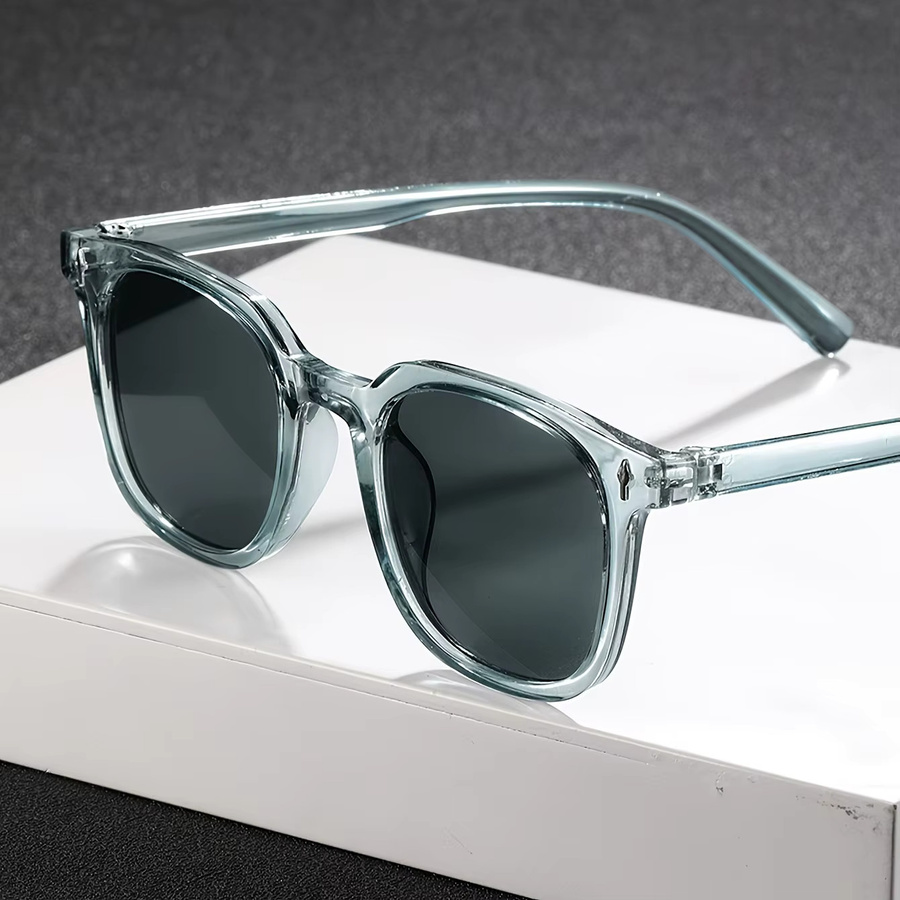 Fairmarry Sonnenbrille Square, Kunststoff, Vollrand, grau transparent - Bild 3