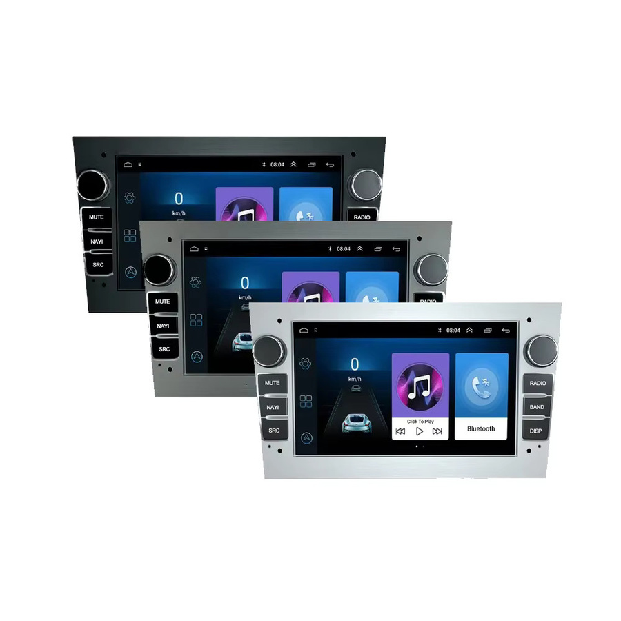 Icreative Carplay Multimedia Autoradio mit 4G Netzwerk und Navigation für Opel Astra Vectra Antara Zafira Corsa Vivaro Meriva, Schwarz - Bild 4