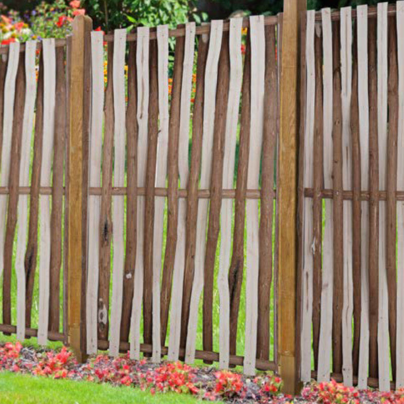 Sichtschutzzaun PACO aus Holz in Braun, gewebt, H: 180 cm x B: 90 cm - Bild 1