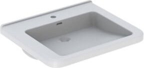 Geberit Waschtisch Renova Comfort in Weiß, rechteckig, Keramik, B/T: 60 x 55 cm - Bild 1