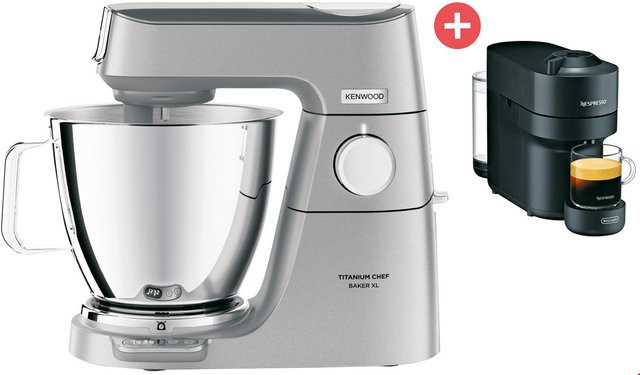 Kenwood Titanium Chef Baker XL Küchenmaschine in Silver KVL85.594SI - Bild 1