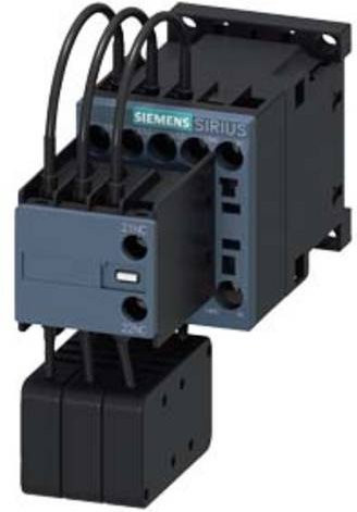 Siemens Kondensatorschütz 3RT2617-1AB03 mit 3 Schließern, 10A, grau - Bild 1