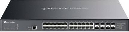 TP-Link Omada SX3832MPP V1 Managed Netzwerk Switch mit 24 PoE-Ports in Schwarz - Bild 1