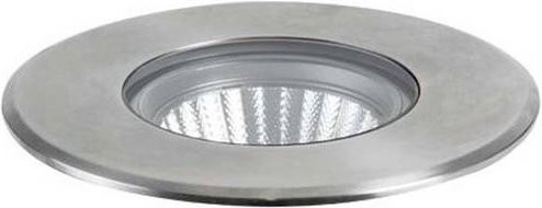 Brumberg Bodeneinbauleuchte LED 15W rund in Silber mit warmweißem Licht und IP67 Schutzart - Bild 1