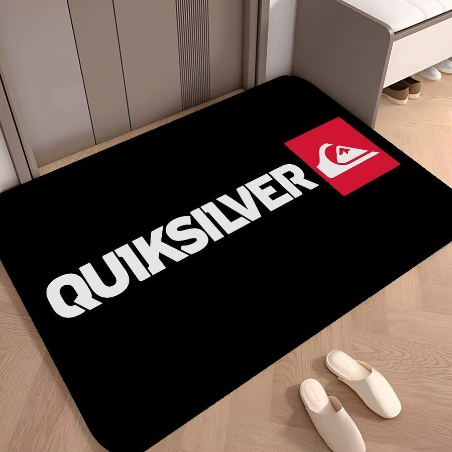 Quiksilver Bodenmatte mit klassischem Logo in Schwarz, rutschfest, B/T: 40 x 40 cm - Bild 2