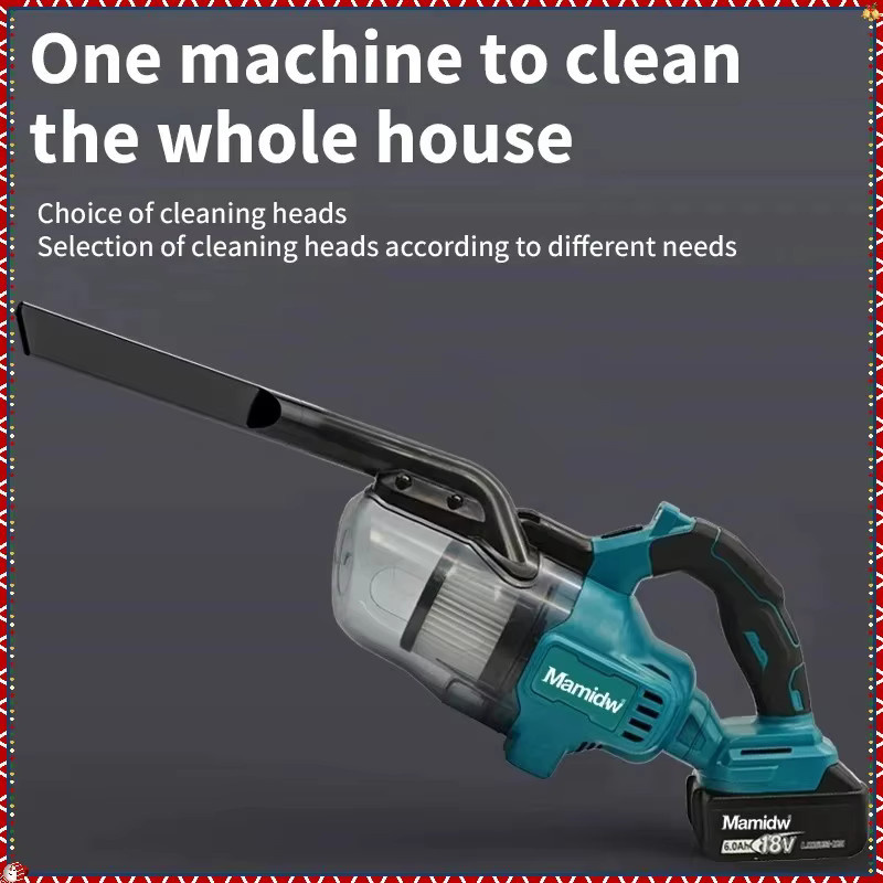 Makita Akku-Staubsauger für Zuhause und Auto, kabelloser Hochleistungs-Staubsauger für 18V-Akkus - Bild 2