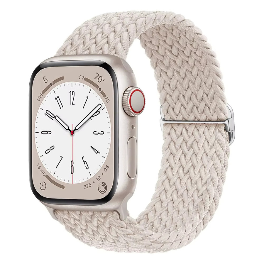 Starlight Uhrenarmband Textil/NATO, Weiß, Unisex - Bild 1