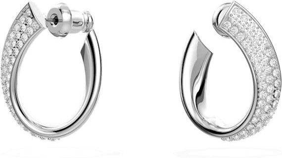 Swarovski Ohrringe Damen, Weiß, Silber, Kristall - Bild 1