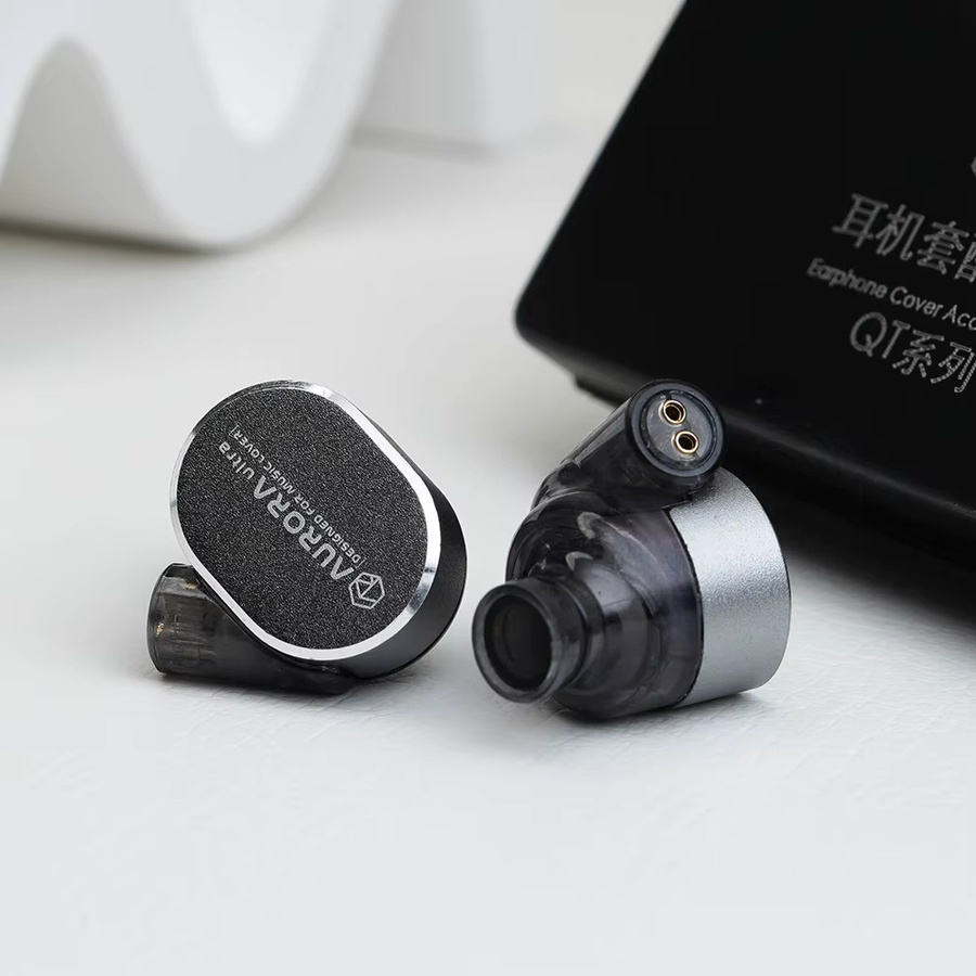 ROSESELSA Aurora Ultra Hybrid In-Ear-Kopfhörer mit 1DD+1 Planar Dual-Driver, HiFi-Musik und Gaming, Farbe: Silber, inklusive 3,5 mm auf Typ-C-DAC - Bild 3