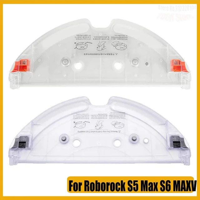 Wassertank-Tablett und Mopp-Halterung für Roborock und Xiaomi S5 Max S6 MAXV S50 MAX S55 MAX T7 Roboterstaubsauger, transparent, B/T/H: 31,0 x 11,8 x 4,0 cm - Bild 1