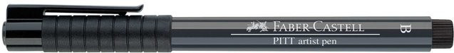 Faber Castell PITT artist pen brush Zeichenstift in Kaltgrau - Bild 1