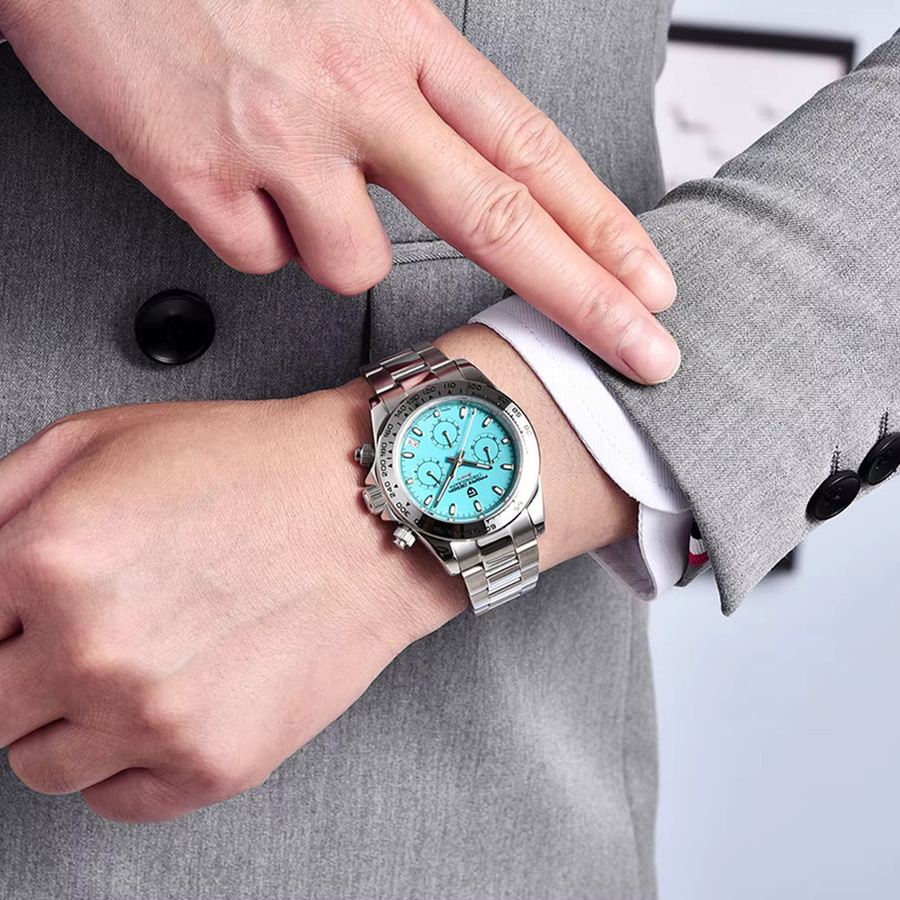 Pagani Design Chronograph, Quarz, Edelstahl, Saphirglas, Herren - Bild 2