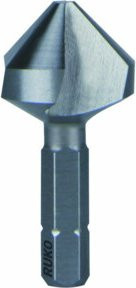 RUKO Kegel- und Entgratsenker-Bit HSS Kurz 90 Grad Senkdurchmesser 20,5 mm Silber - Bild 1