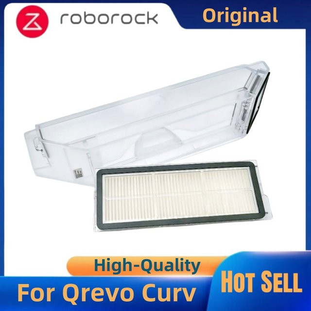 Originaler Roborock HEPA-Filter für den Mülleimer des Q Revo Curv in Transparent - Bild 1