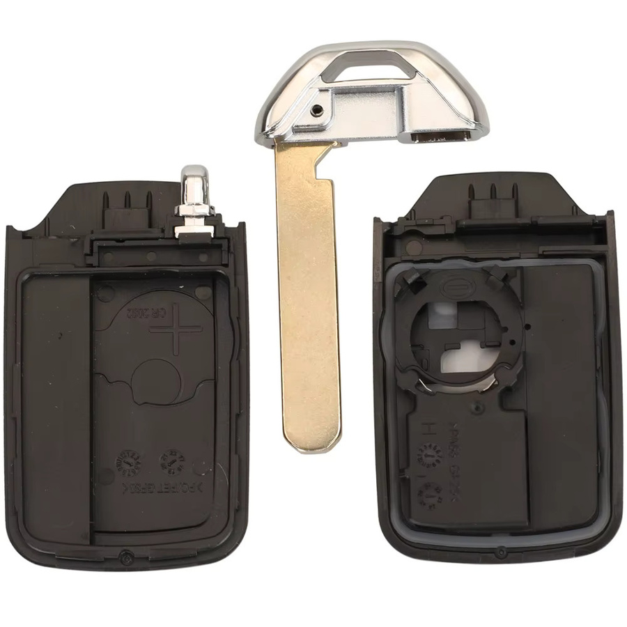 jingyuqin Smartcard-Fernbedienungs-Autoschlüsselgehäuse für Honda Accord Vezel City Fit Civic Jazz BRV HRV CRV CRZ Passport Pilot Ridgeline in Schwarz - Bild 3