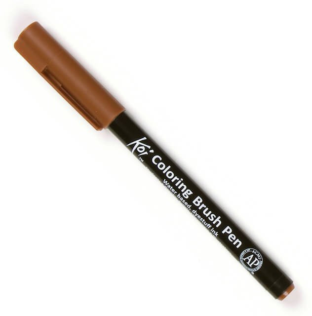 Sakura Koi Coloring Brush Pen in Braun - Bild 1
