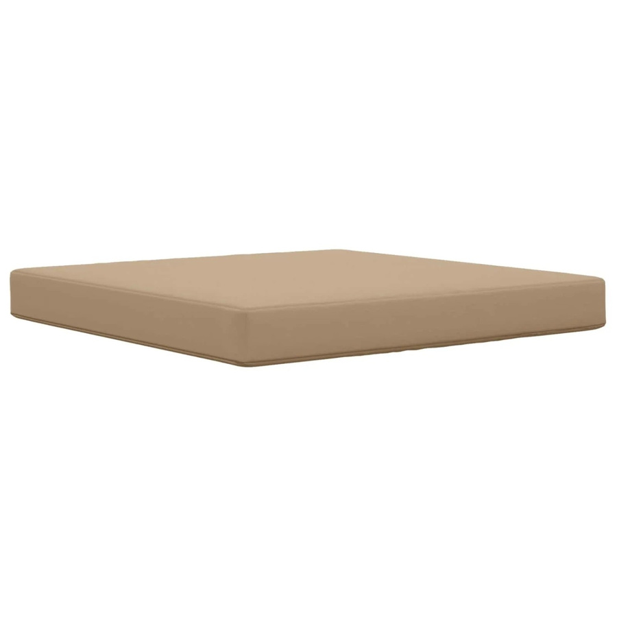 vidaXL Sofakissen für Draußen in Taupe, quadratisch, UV-beständig, Polyester, B/T/H: 80 x 80 x 8 cm - Bild 2