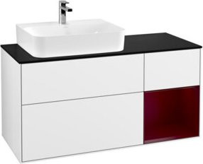 V&B Waschtischunterschrank Finion in Weiß lackiert, Breite: 120 cm, Tiefe: 50,1 cm, Höhe: 50,1 cm - Bild 1