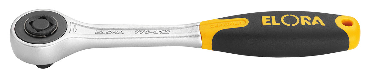 Elora Durchsteckknarre 1/2 Zoll in Silber ELORA-770-L1ZI - Bild 1