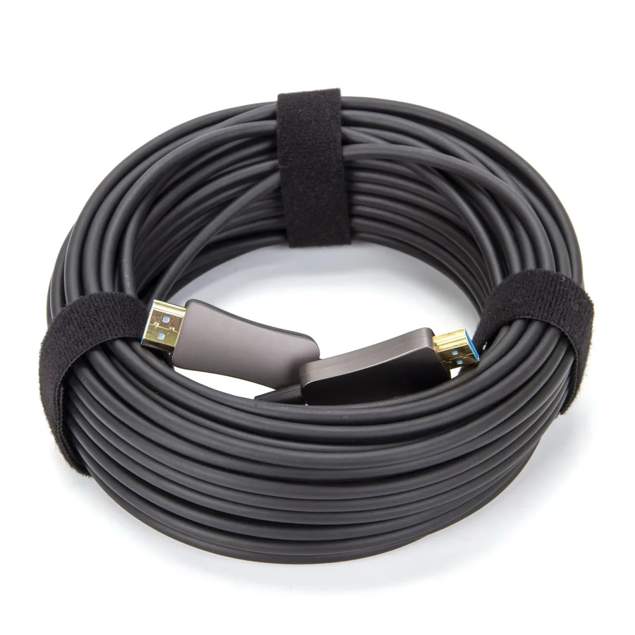Konsenda HDMI Glasfaserkabel AOC High Speed 18Gbps HDR ARC HDCP2.2 in Schwarz für 4K 60Hz, PS5, Xbox und Projektoren - Bild 4