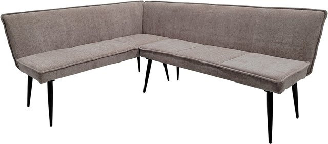HTI-Living Eckbank Mesilla in Braun mit Chenille-Optik, kurzer Schenkel links, B/T/H: 154 x 195 cm - Bild 1
