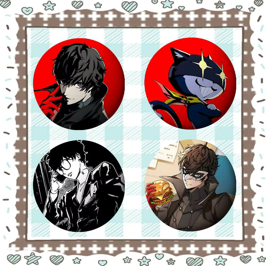 Game Joker Brosche Panther Mona, Bunt, Minimalistisch - Bild 2