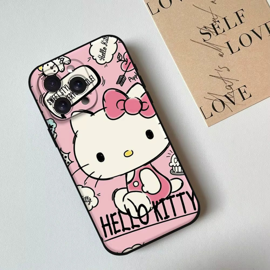 Mesuca H-HelloS-S K-Kitty Handyhülle für iPhone 17 16 15 14 13 12 11 Pro Max Plus Mini aus weichem TPU - Bild 4