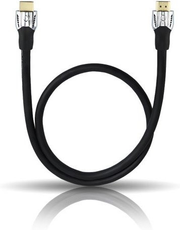 Oehlbach Matrix Evolution HS HDMI-Kabel mit Ethernet/LAN in Schwarz, Länge: 0,75 m - Bild 1