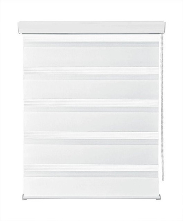 Premium Living Duorollo Thomas Rolllo in Weiß, blickdicht und gestreift, Breite: 45 cm, Höhe: 160 cm