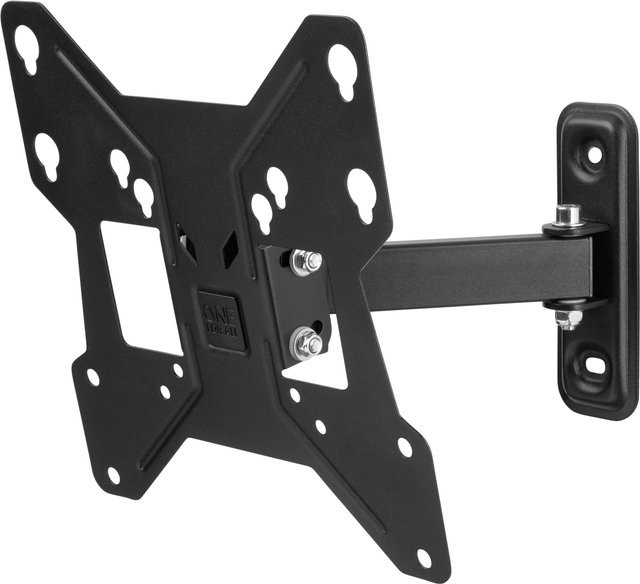 One For All WM2241 Turn 90 TV-Wandhalterung, Schwarz, VESA 75x75 mm - Bild 1