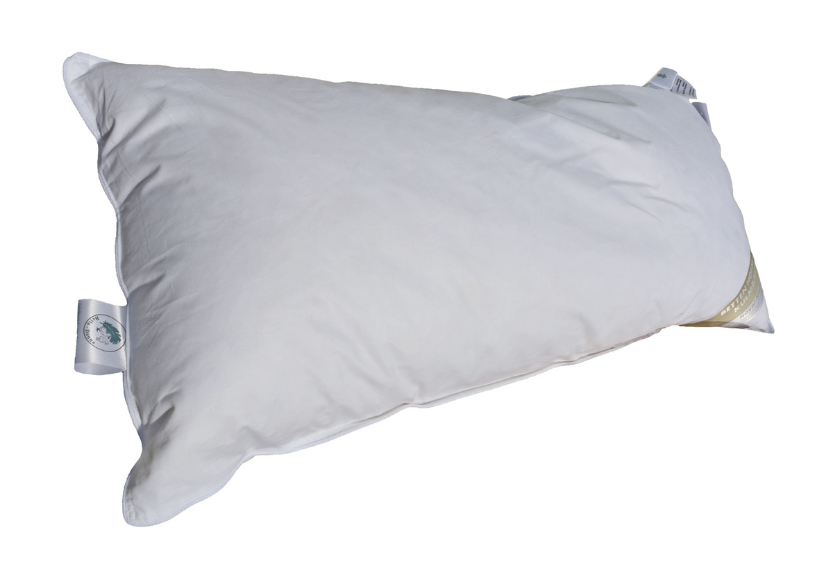 Betten Hofmann Premium Kopfkissen mit Daunen-Feder-Mix, Farbe: Weiß, B/H: 40 x 80 cm, Härtegrad: Medium - Bild 1