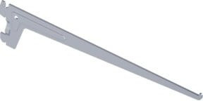 Element System Träger 10105 für Wandschiene aus Aluminium in Grau und Weißaluminium, Tiefe: 15 cm - Bild 1