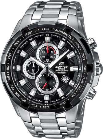 Casio Armbanduhr Edifice, Chronograph, Quarz, Edelstahl, 47 mm, Herren