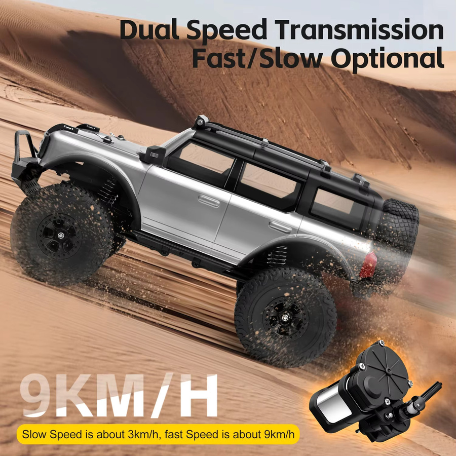 WLtoys 184023 RC Auto, 1/18, mit LED-Licht, 4WD, RTR, Off-road - Bild 2