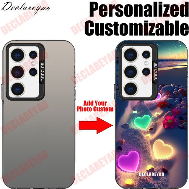 Personalisierte DIY Foto Schutzhülle für Samsung Galaxy A15 A16 A17 A20S A21S A22 M22 M32 F16 F17 F22 in Grün - Bild 1