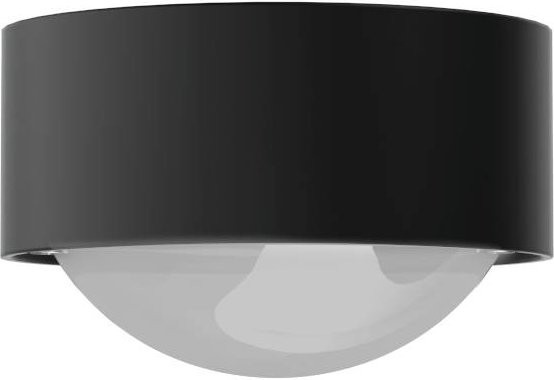 Top Light Puk Mini One Black White Edition LED-Deckenleuchte in Schwarz Matt mit mattem Glas und warmweißem Licht (2700K) - Bild 1