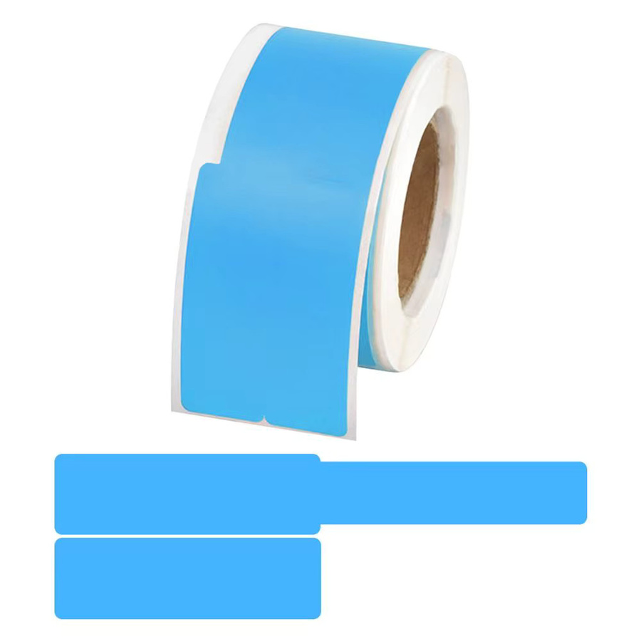 100 Stück selbstklebende Kabeletiketten in Weiß für Laserdrucker, wasserdichte Drahtmarkierung für Netzwerk und Organizer, B/H: 25 x 38 mm + 40 mm - Bild 2