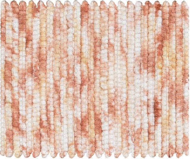 Badematte LEONIE in Terracotta Multicolour, rechteckig, rutschfest und schnelltrocknend - Bild 1