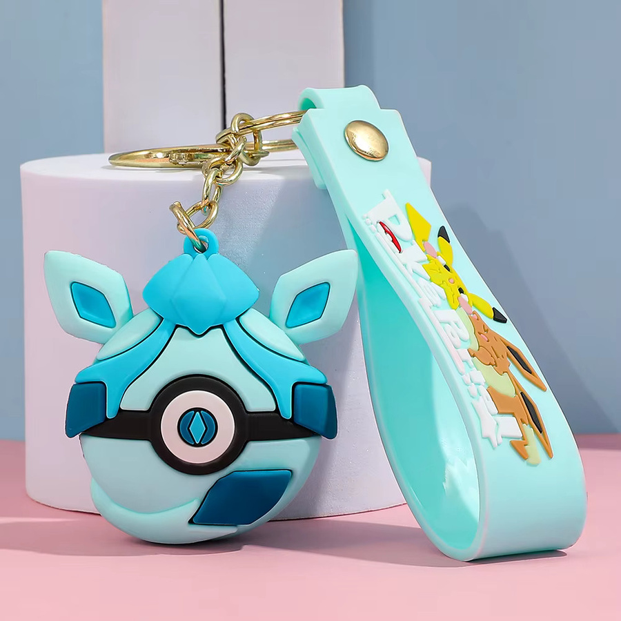 Bandai Schlüsselanhänger-Set, Pokémon Ball, PVC, Unisex - Bild 2