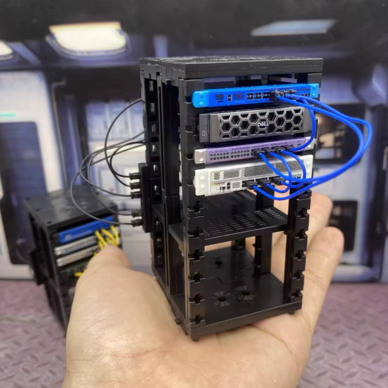 Bandai Original Tarlin Gashapon Mini Netzwerk Gerät Server P2, Miniatur Szene Montage Modell Figur, Kapsel Spielzeug - Bild 4