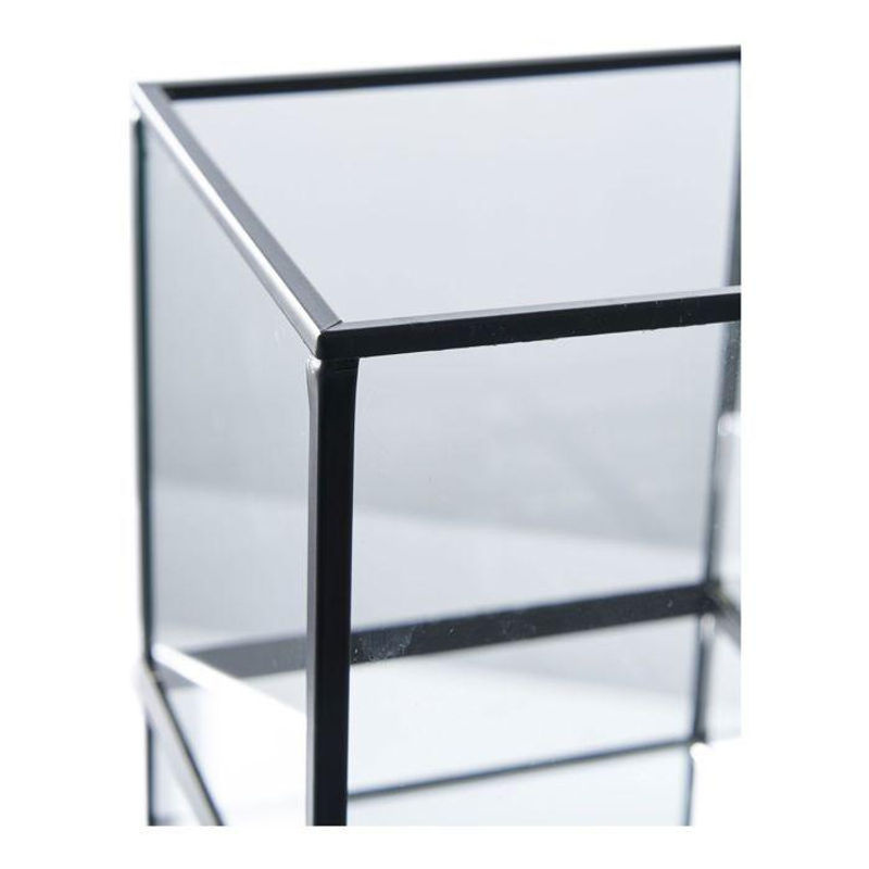 Hurricane Kerzenhalter You do it aus Metall und Glas in Schwarz, B: 12 cm, T: 12 cm, H: 15 cm - Bild 2
