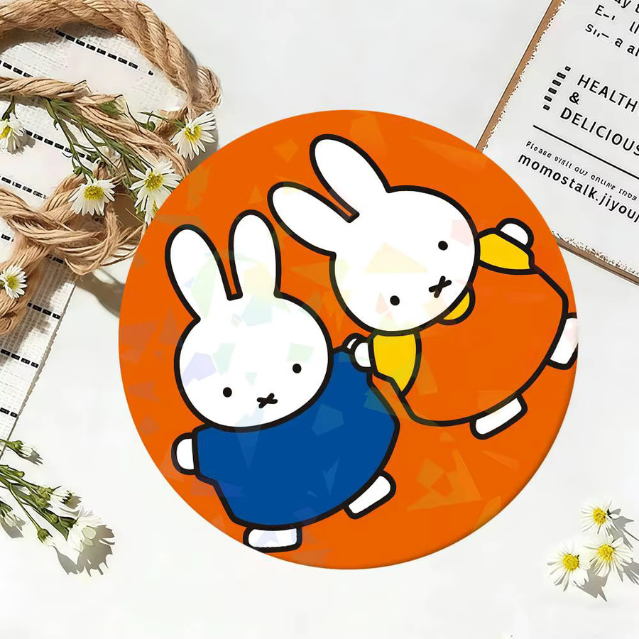 Miffy Brosche, Emaille, bunt, rund - Bild 4