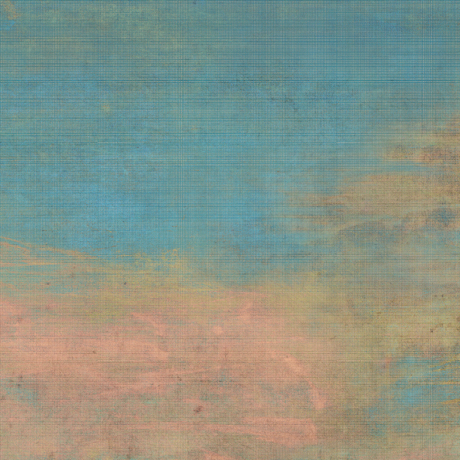 Nobilis Panorama Tapete Cielo in Pink und Blau mit abstraktem Design aus Papier und Textil - Bild 2
