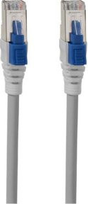 Rutenbeck Patchkabel Cat.6A S/FTP Ethernet/LAN in Grau, Länge: 1,0 m - Bild 1