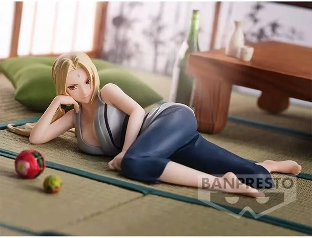 Bandai Relax Time Naruto Shippuuden Tsunade Anime Figur, Höhe: 15 cm - Bild 1