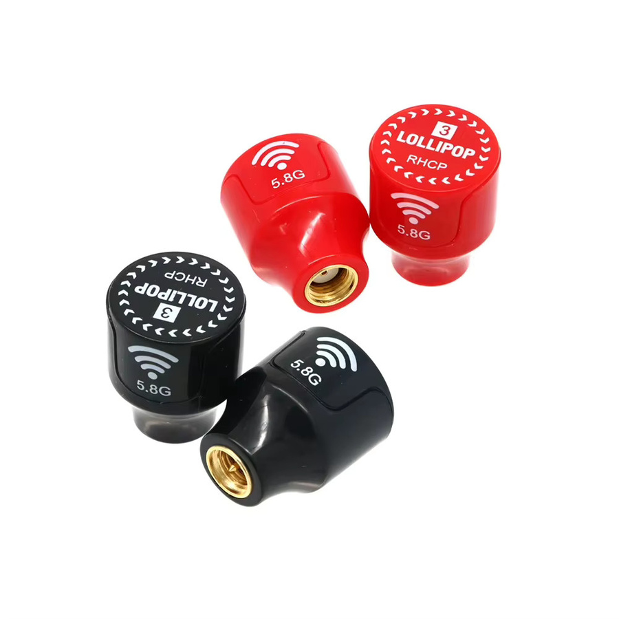 Mitoot Lollipop3 5,8GHz Richtungsantenne mit 3dBi Verstärkung RHCP in Schwarz für RC FPV Racing Drohnen mit SMA, RP-SMA, MMCX oder UFL Anschluss - Bild 2