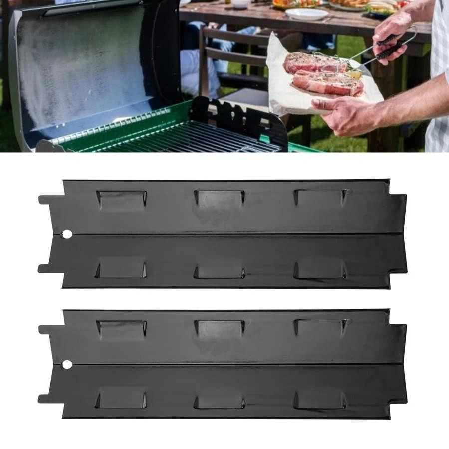 Charbroil Hitzeschild Ersatzteil aus Edelstahl für Gasgrill, 2er-Set, Schwarz - Bild 8