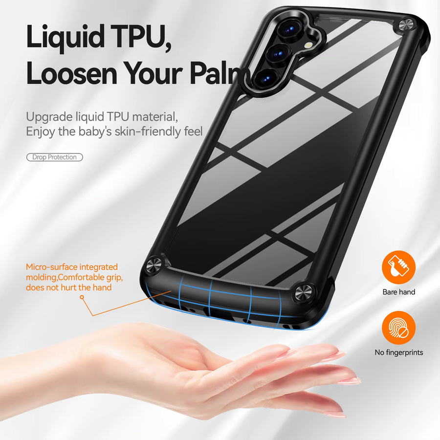Robuste Hybrid Schutzhülle für Samsung Galaxy S26 S25 S24 S23 S22 Plus Ultra A17 A56 A36 A26 A16 A06 in Transparent - Bild 2
