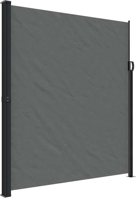 Furnicato Seitenmarkise ausziehbar Anthrazit B: 500 cm, H: 220 cm - Bild 1